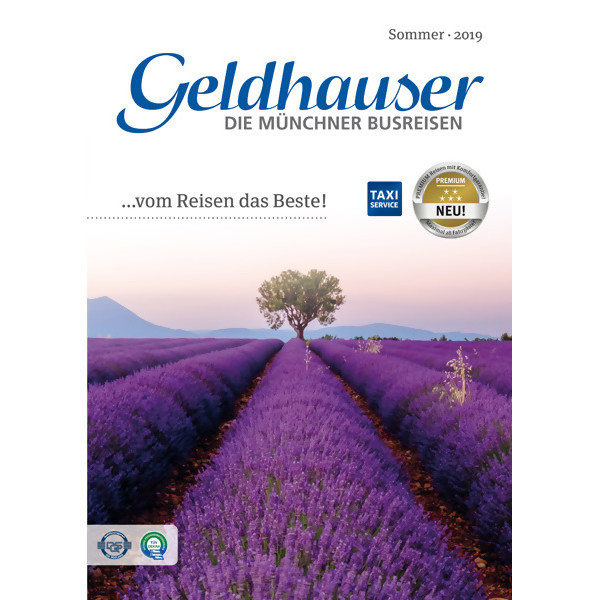 Heim Handwerk 2019
 Sommerkatalog 2019 Geldhauser Linien und Reiseverkehr