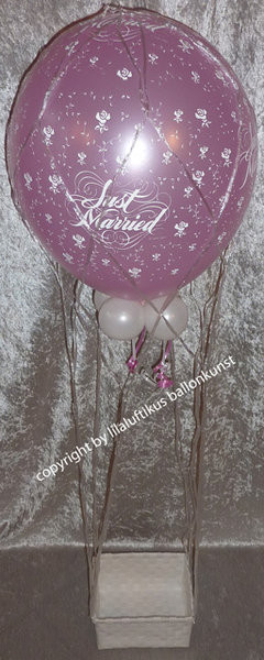 Heißluftballon Hochzeit
 Fesselballon Heißluftballon Hochzeit Geschenk Geldgeschenk