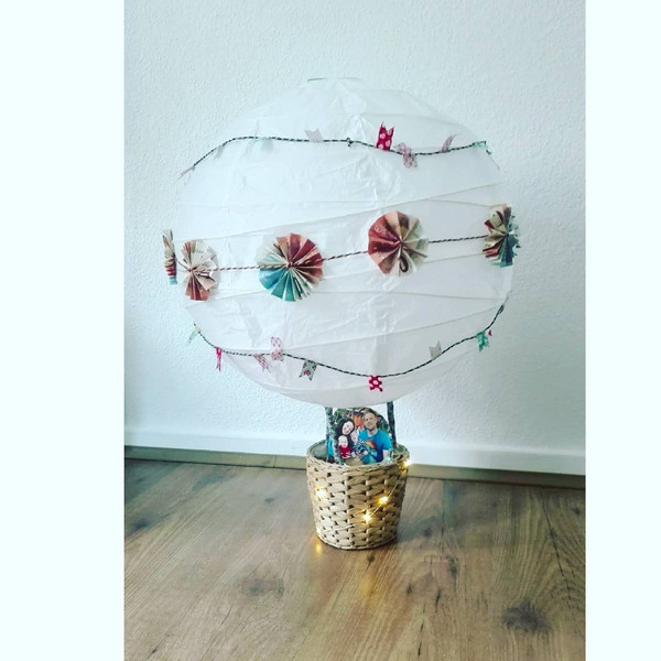 Heißluftballon Hochzeit
 Geldgeschenke Geldgeschenk Heißluftballon DIY ein