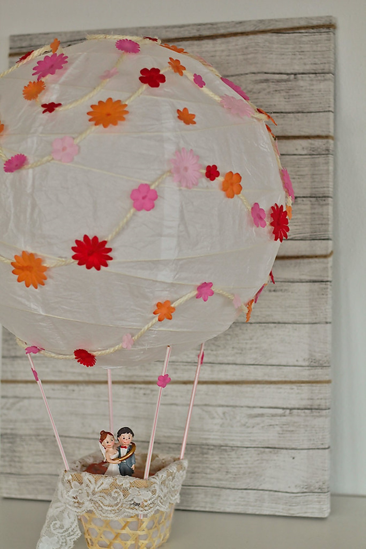 Heißluftballon Hochzeit
 geldgeschenk heißluftballon basteln zur Hochzeit DIY