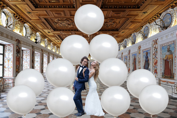 Helium Luftballons Hochzeit
 Sets mit Luftballons und Helium zur Hochzeit
