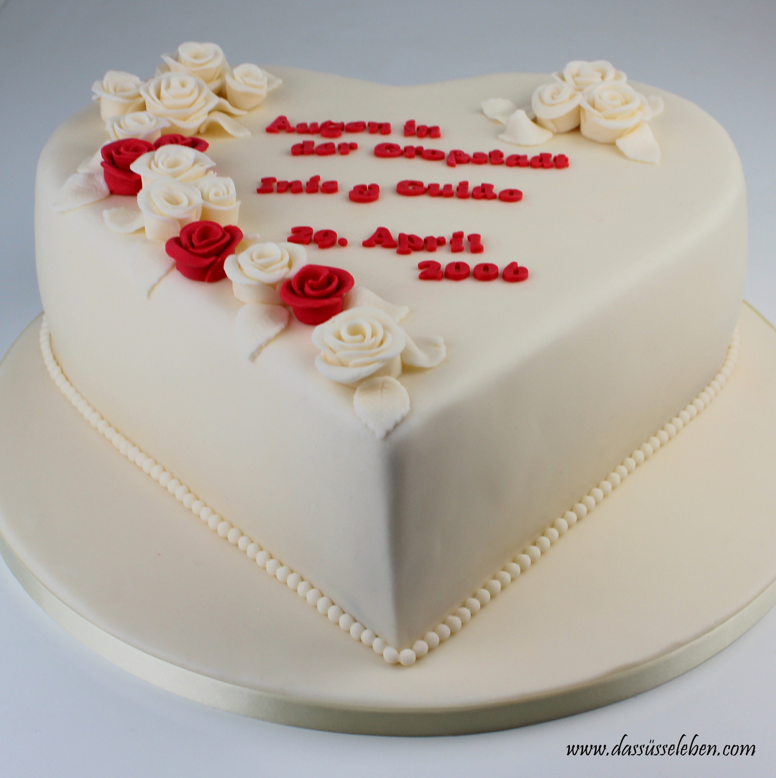 Herztorte Hochzeit
 Rezept Herztorte mit Rosen zum 10 Hochzeitstag