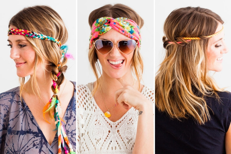 Hippie Frisuren Zum Nachmachen
 Sommerfrisuren mit Haarband 33 Ideen für schöne Stylings