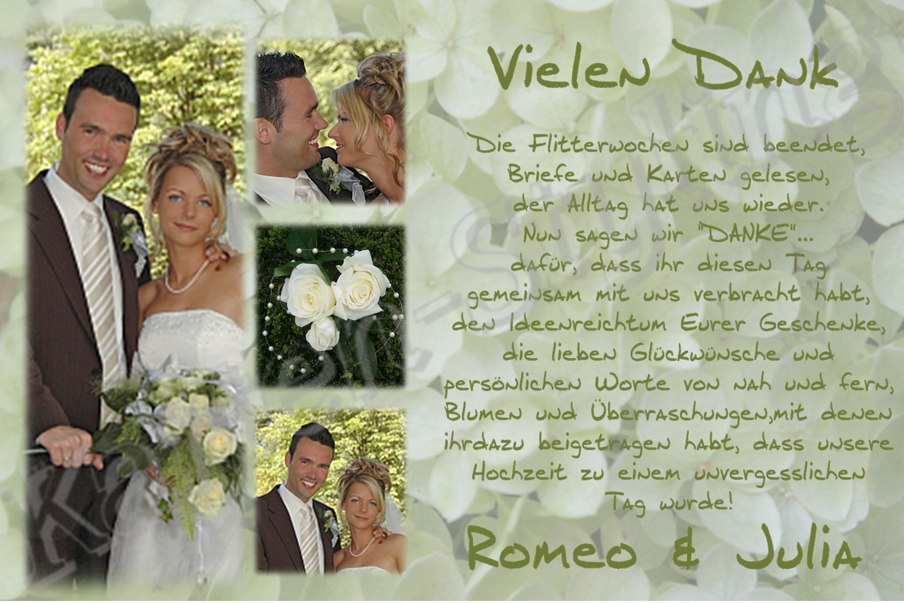 Hochzeit Danksagung Text
 Dankeskarte Hochzeit Dankeskarte Hochzeit Dm