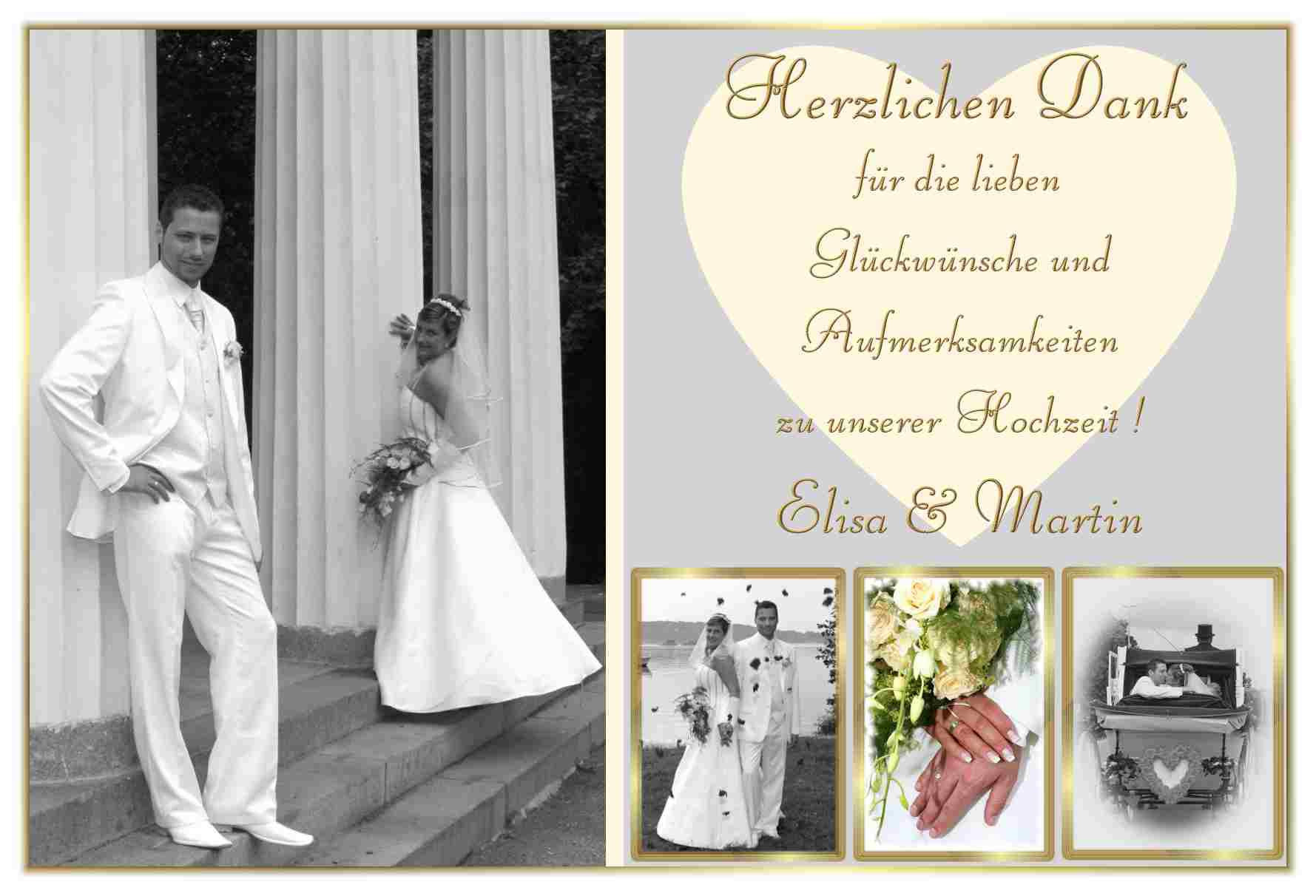 Hochzeit Danksagung Text
 dankeskarten hochzeit dankeskarte hochzeit text