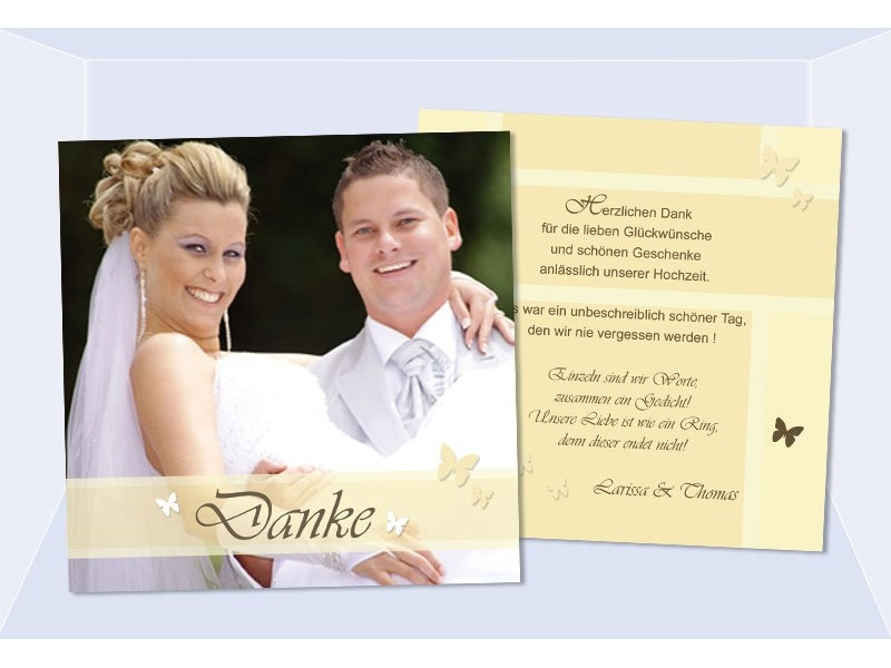 Hochzeit Danksagung Text
 Danksagungskarten Hochzeit Karten Danksagung