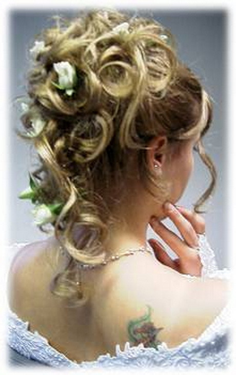 Hochzeit Frisuren Halb Offen
 Brautfrisur halb hochgesteckt