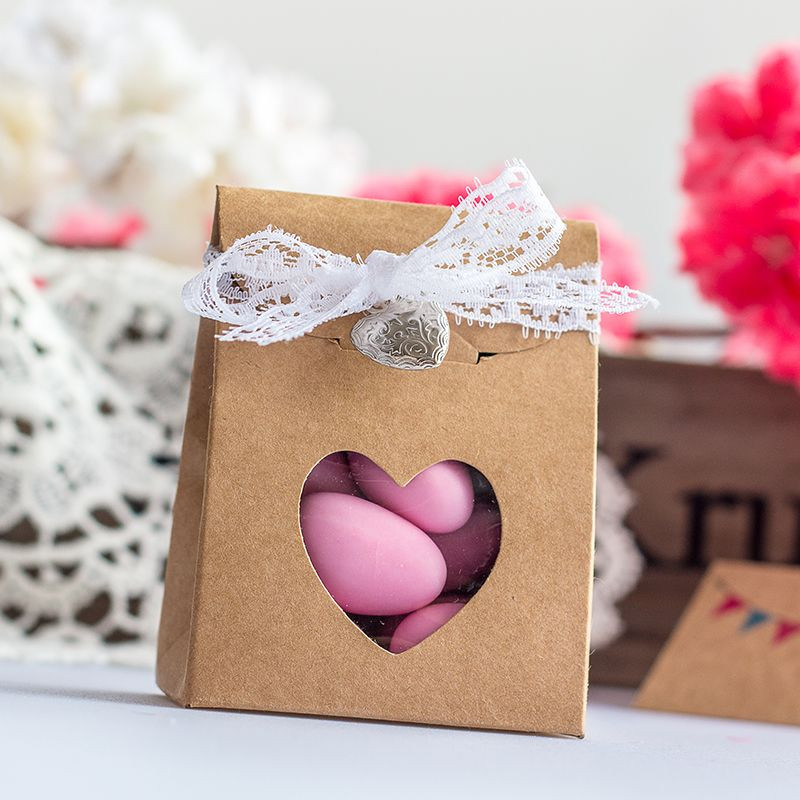 Hochzeit Glückwünsche Bilder
 Geschenktüte aus Kraftkarton als Gastgeschenk zur Hochzeit