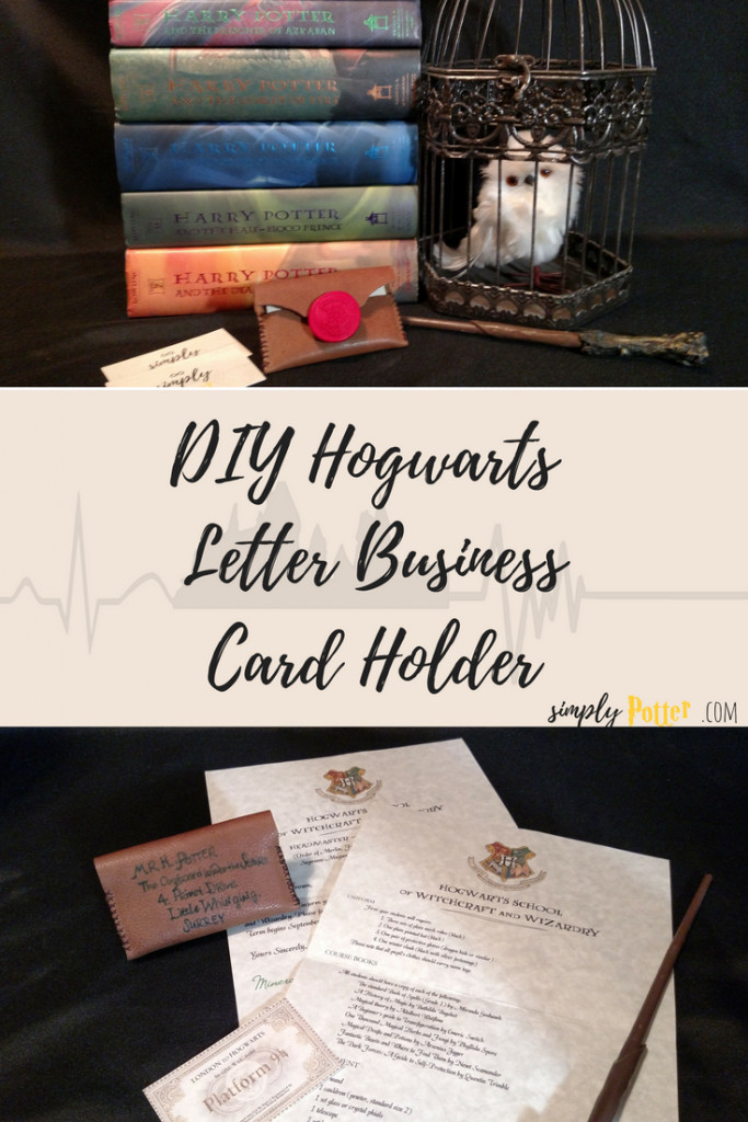 Hogwarts Letter Diy
 DIY Hogwarts Letter Business Card Holder