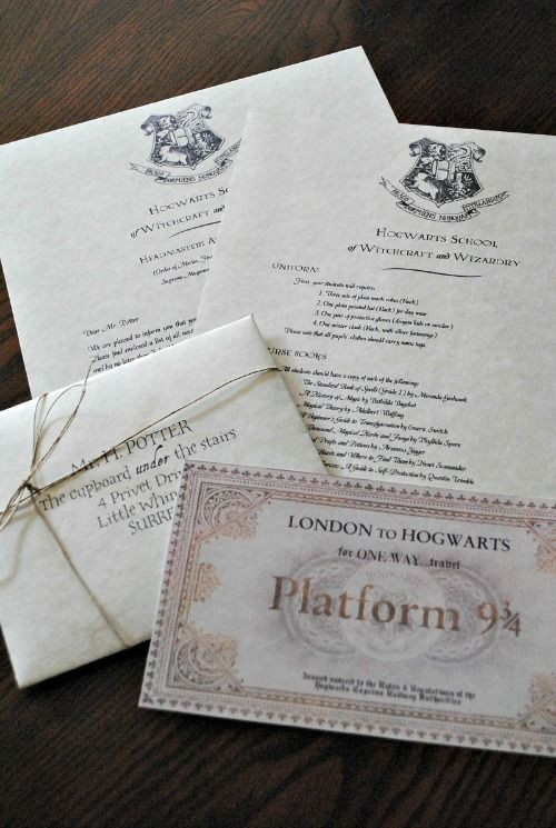 Hogwarts Letter Diy
 DIY instructions How to make a Hogwarts acceptance letter