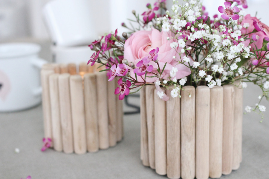 Holz Diy
 Upcycling leicht gemacht DIY Vase aus Holz selber machen