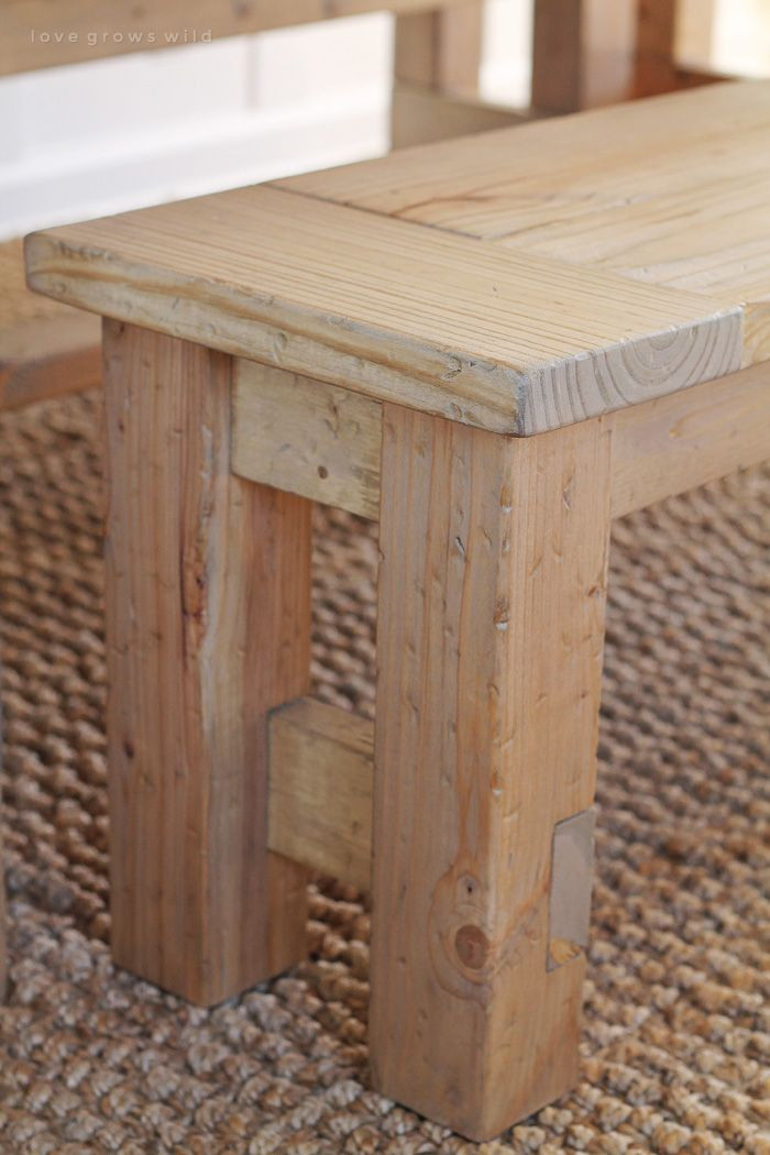 Holzbank Diy
 DIY Farmhouse Bench