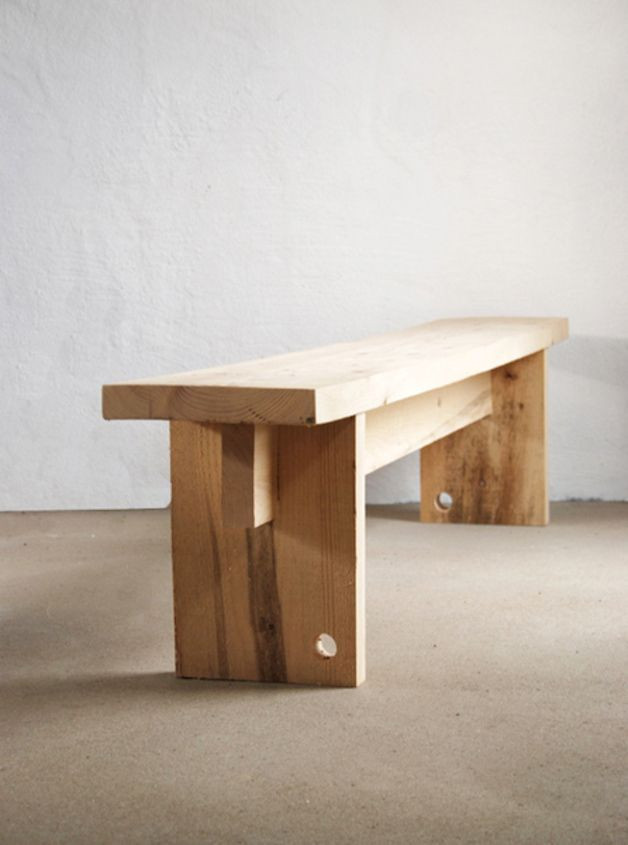 Holzbank Diy
 25 best ideas about Wooden benches on Pinterest