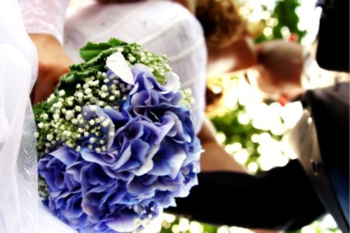 Hortensien Brautstrauß
 Der Renner unter den Hochzeitsblumen Hortensien für