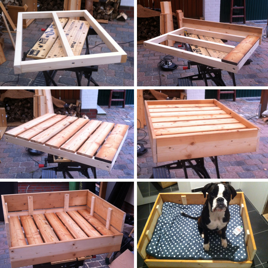 Hundebett Diy
 DIY Freutag Hundebett aus Holz selber bauen Der Blog