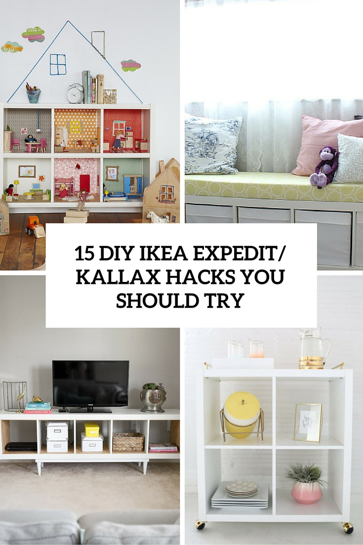 Ikea Kallax Diy
 15 DIY IKEA Kallax Shelves Hacks You Could Attempt
