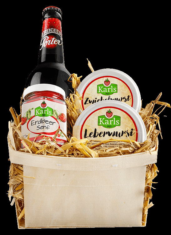 Individuelle Geschenke
 Präsent "Erdbeer Held" Präsentkörbe Individuelle Geschenke