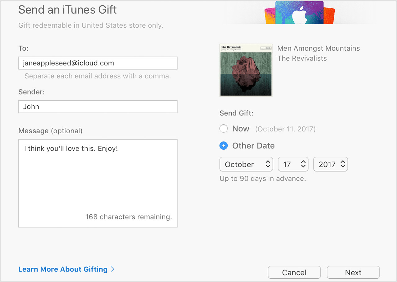 Itunes Geschenke
 Geschenke itunes 2015 – Beliebte Geschenke für Ihre Lieben