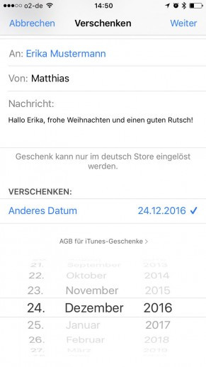 Itunes Geschenke
 Workshop So verschenken Sie Musik Apps und iTunes