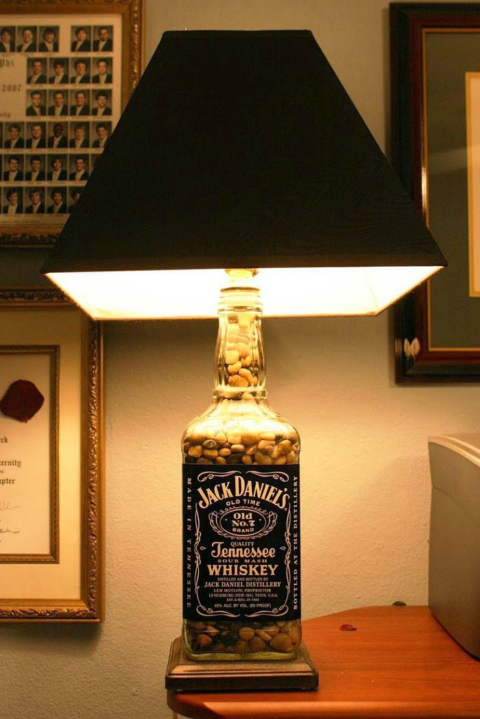 Jack Daniels Lampe Diy
 25 DIY Bottle Lamps Decor Ideas That Will Add Uniqueness