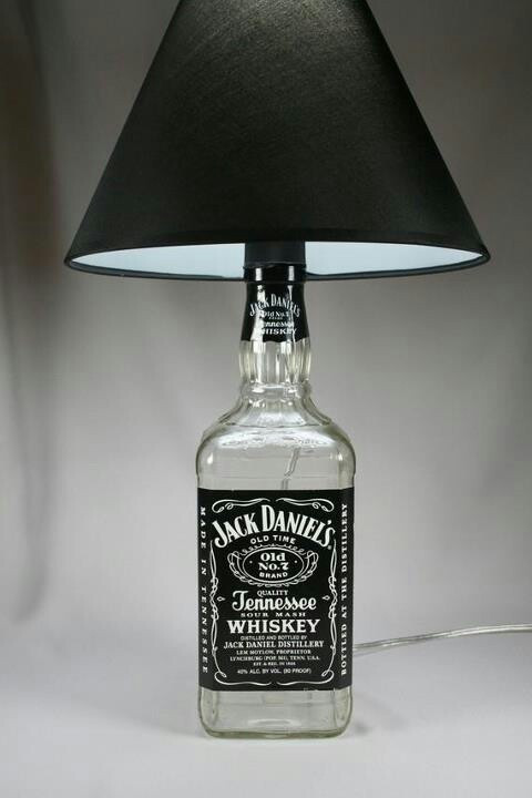 Jack Daniels Lampe Diy
 Jack Daniels Bottle lamp DIY Pinterest