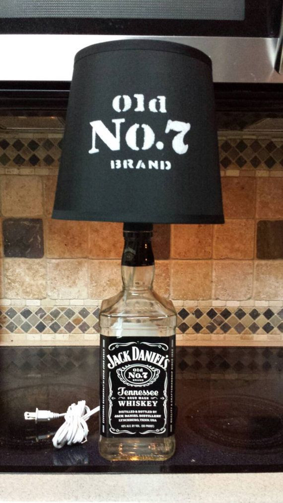 Jack Daniels Lampe Diy
 Jack Daniels Liquor Bottle Lamp and Shade by