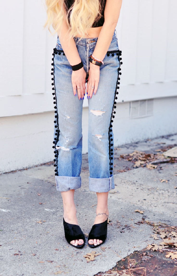 Jeans Diy
 TOP 10 DIY Tricks for Your Boring Old Jeans