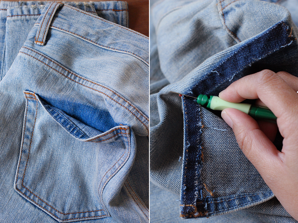 Jeans Diy
 DIY Drop Pocket Jeans – Honestly WTF