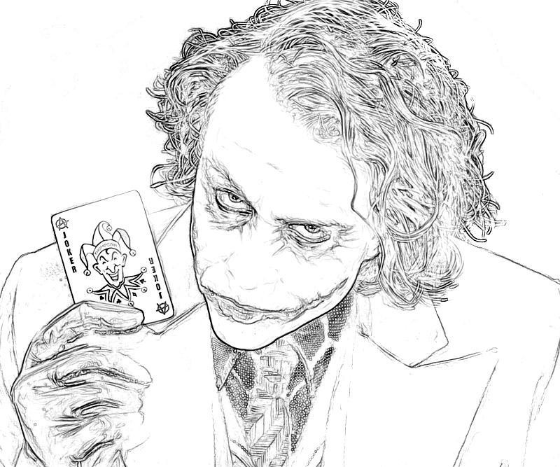 Joker Ausmalbilder
 Joker Coloring Pages From Batman Coloring Home