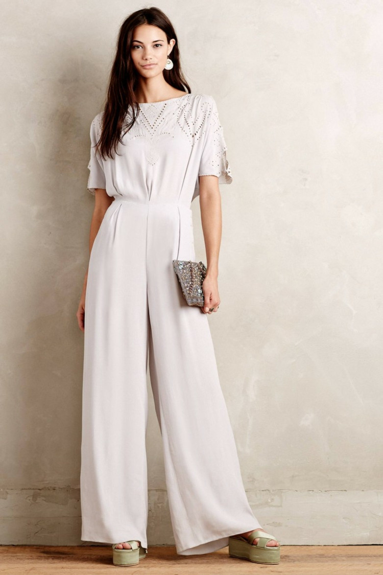 Jumpsuit Hochzeit Weiß
 Jumpsuit zur Hochzeit tragen Der elegante Einteiler als