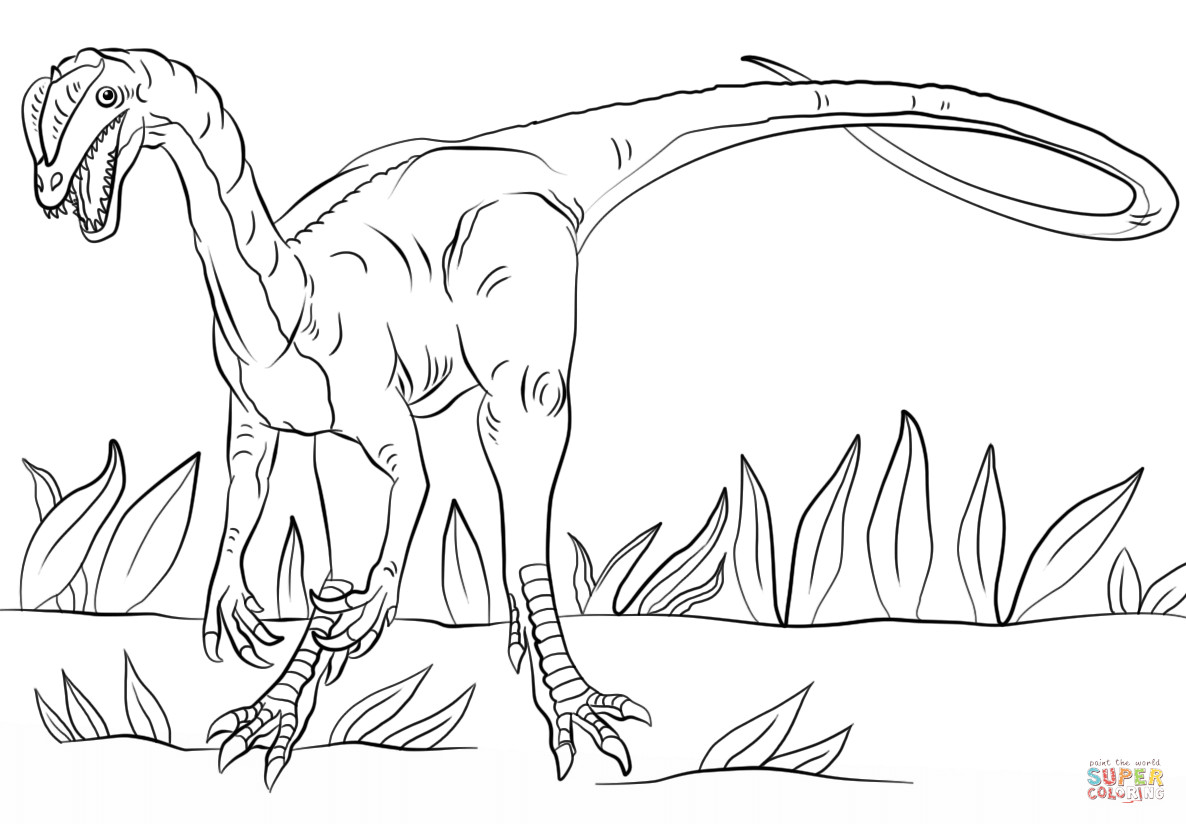 Jurassic Park Ausmalbilder
 Ausmalbild Dilophosaurus