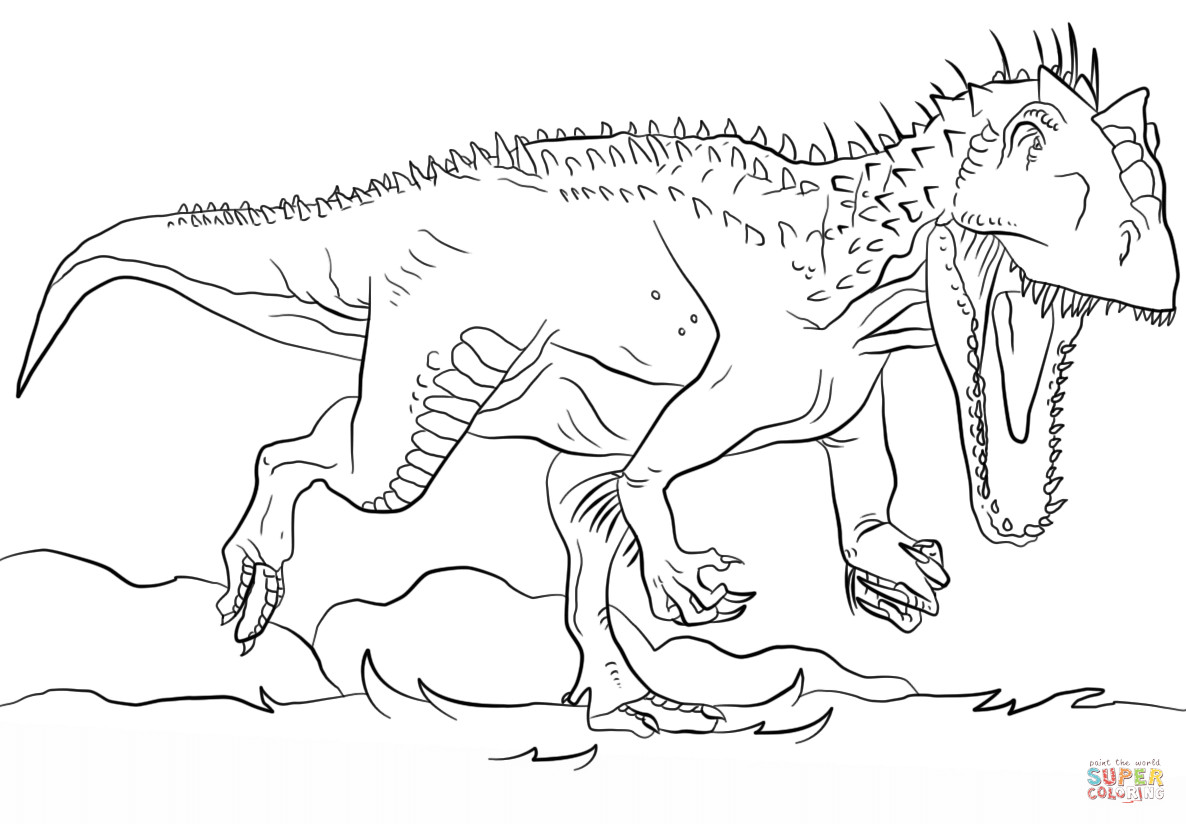 Jurassic Park Ausmalbilder
 Ausmalbild Indominus Rex