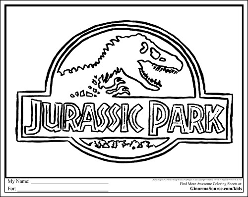 Jurassic Park Ausmalbilder
 Ausmalbilder zum Ausdrucken Ausmalbilder Jurassic World