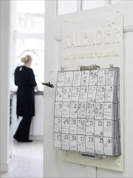 Kalender Diy
 DIY Lav din egen kalender – Bungalow5