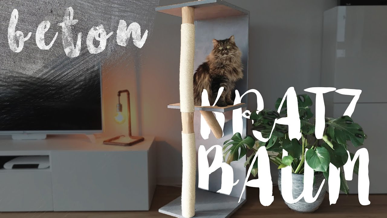 Katzenkratzbaum Diy
 DIY STYLISCHER KATZEN KRATZBAUM