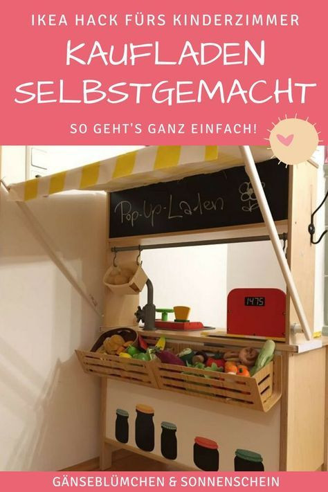 Kaufmannsladen Diy
 Ikea Hack So machst du aus deiner Kinderküche DUKTIG