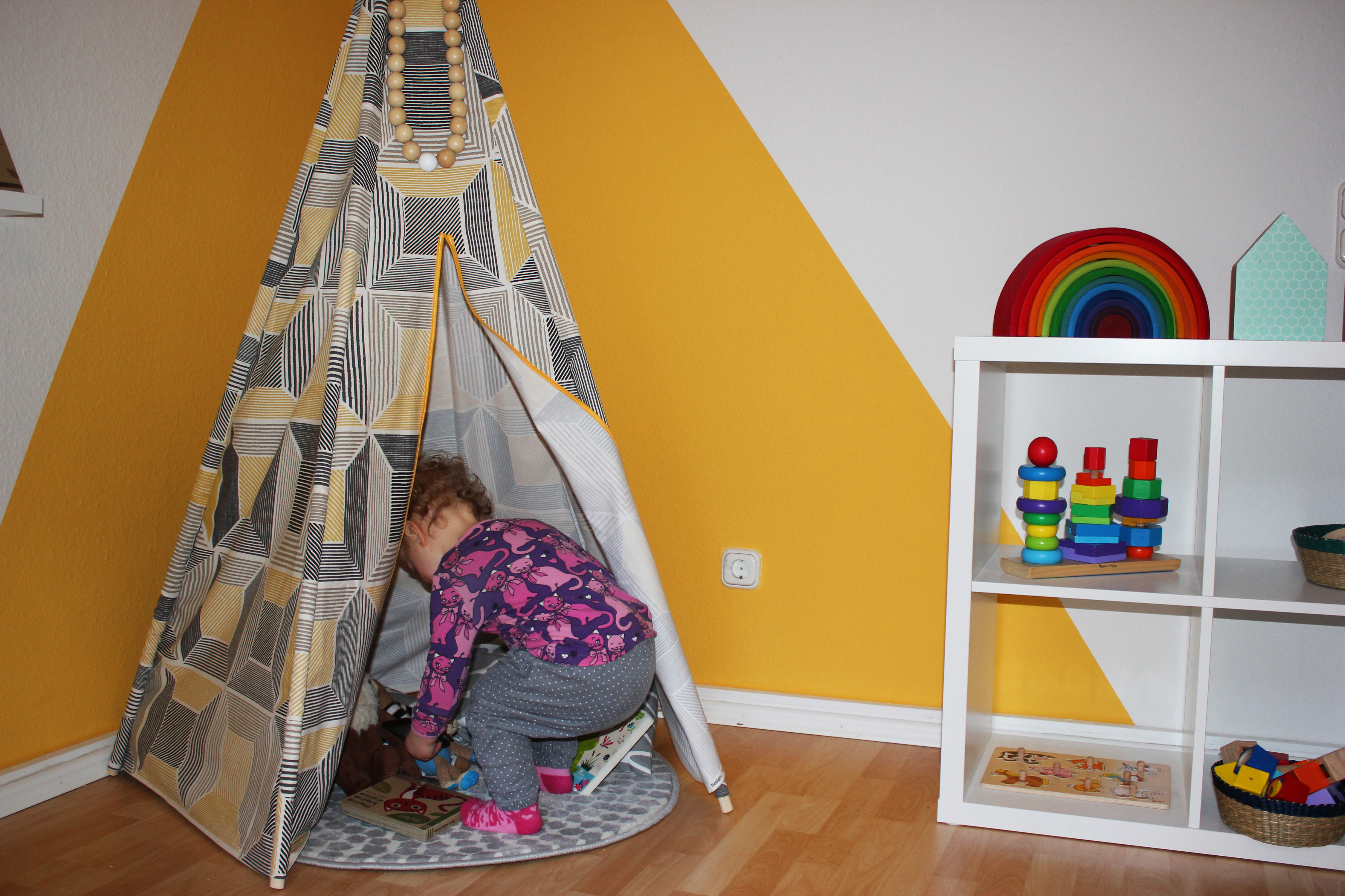 Kinder Tipi Diy
 DIY Tipi für s Kinderzimmer Munchkins Happy Place