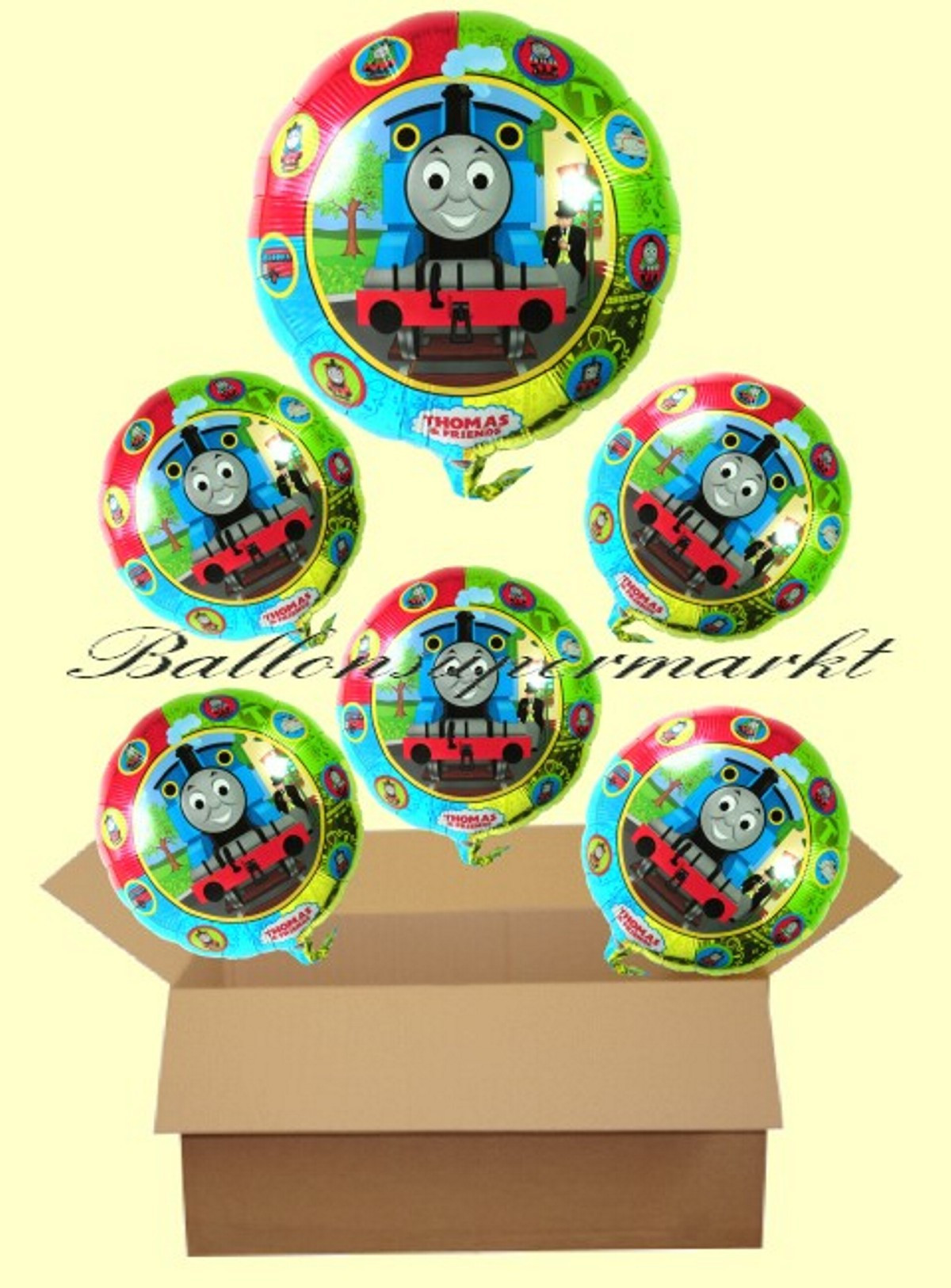 Kindergeburtstag Geschenke
 Thomas and Friends Lluftballons mit Helium