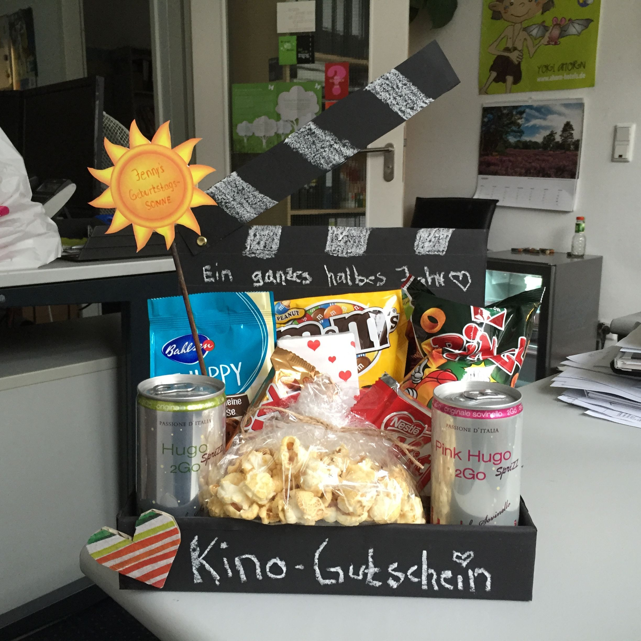 Kinogutschein Diy
 Kinogutschein basteln DIY Geschenke