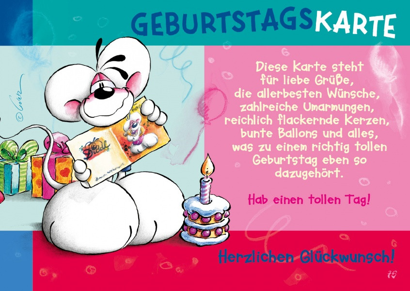 Kisseo Geburtstagskarten Kostenlos Versenden
 Geburtstagskarte ic & Cartoons