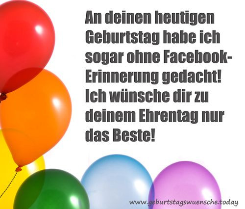 Klassische Geburtstagswünsche
 Bilder & Sprüche zum Geburtstag lustiges Bild "Dein