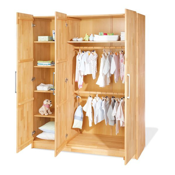 Kleiderschrank Kinderzimmer
 Pinolino Kleiderschrank Natura Avalon Naturtextil lineshop