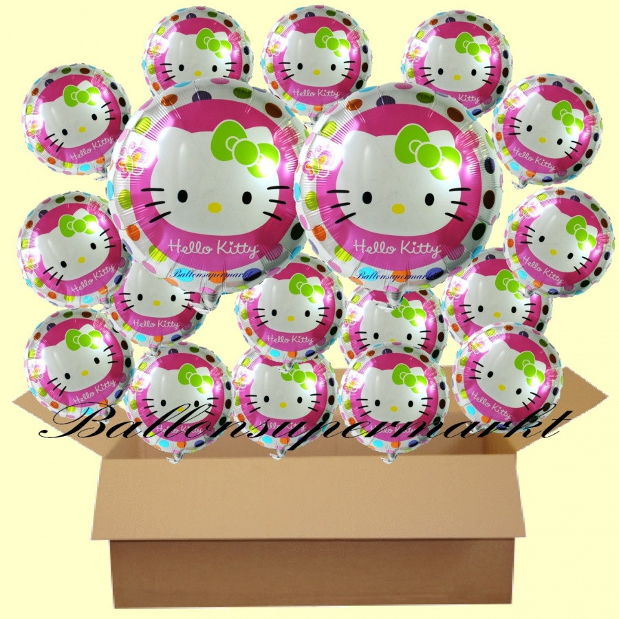 Kleine Geschenke Für Kindergartenkinder
 Hello Kitty Rundluftballons mit Helium Kindergeburtstag