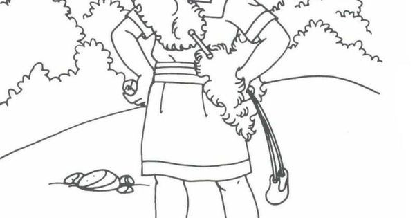 König David Ausmalbilder
 David Coloring Pages David bible printables