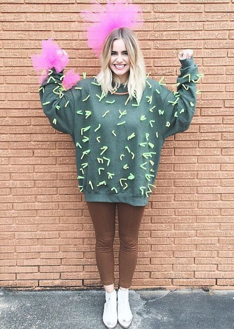 Kostüm Damen Diy
 Kaktus Kostüm selber machen DIY Ideen & Anleitung
