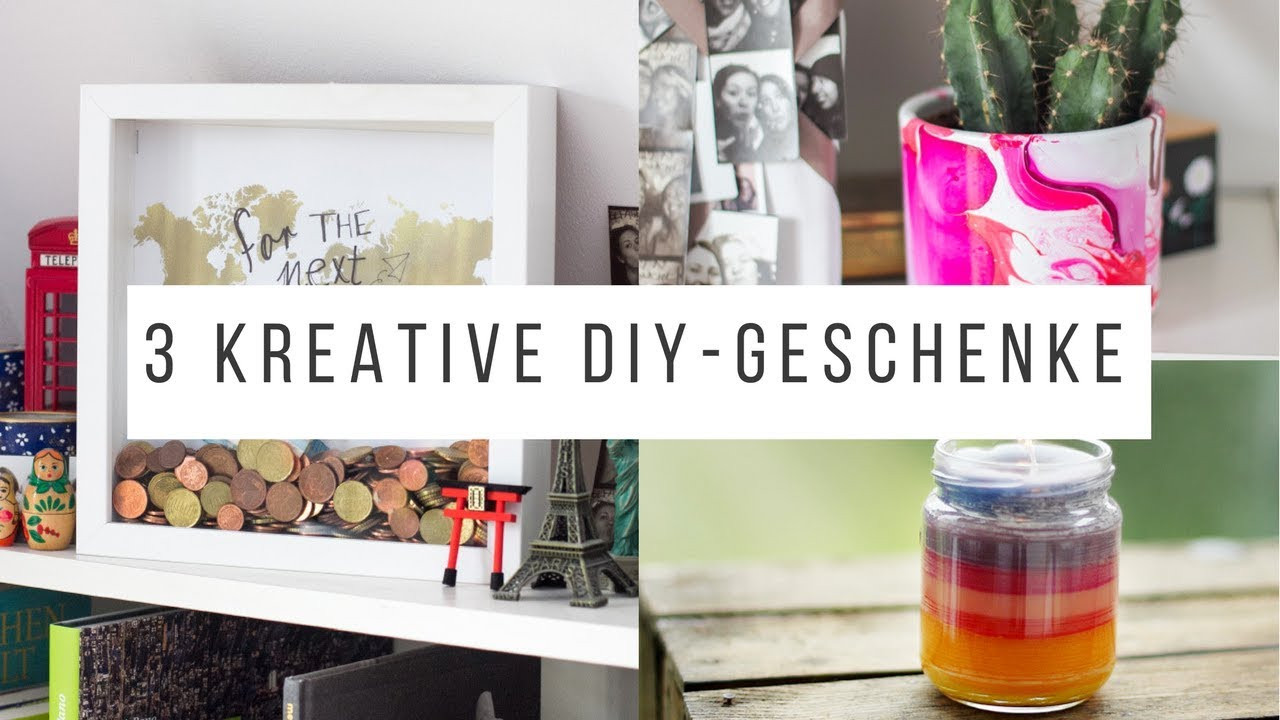 Kreative Geschenke Diy
 3 kreative DIY Geschenke für Weihnachten