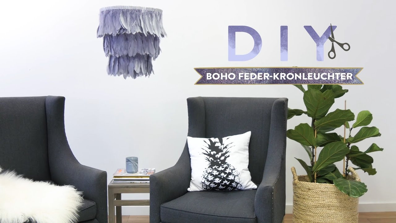 Kronleuchter Diy
 Boho Feder Kronleuchter