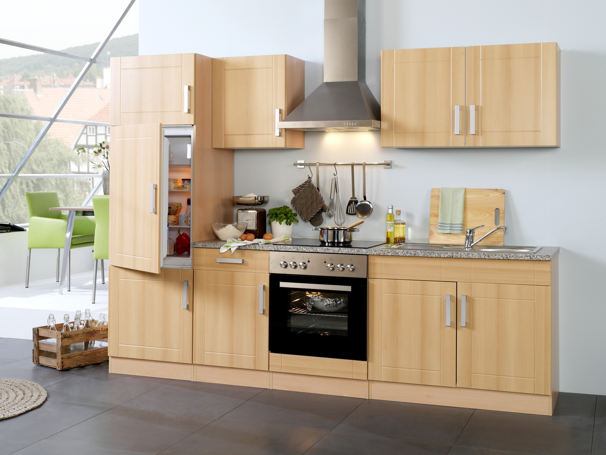 Küche Mit Geräten
 Küchenzeile VAREL Küche mit E Geräten Breite 270 cm