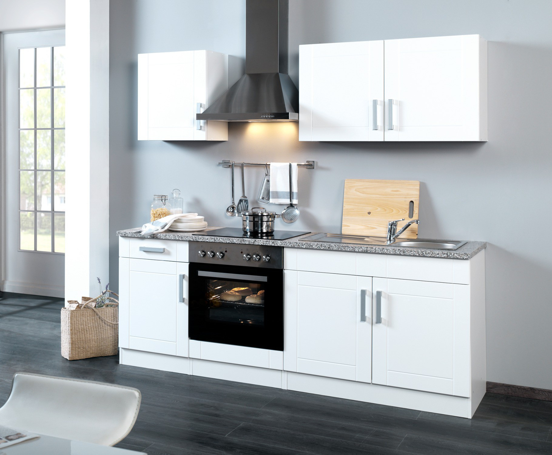 Küche Mit Geräten
 Küchenzeile VAREL Küche mit E Geräten Breite 210 cm