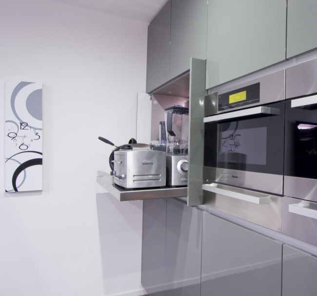 Küchenzeile Diy
 25 Ideen um Elektrogeräte in der Küchenzeile zu